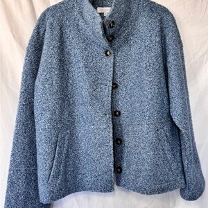 Lost + Wander Blue Teddy Jacket